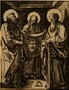 Raimondi Marcantonio - Veronica tra San Pietro e San Paolo (dalla serie: Piccola passione)